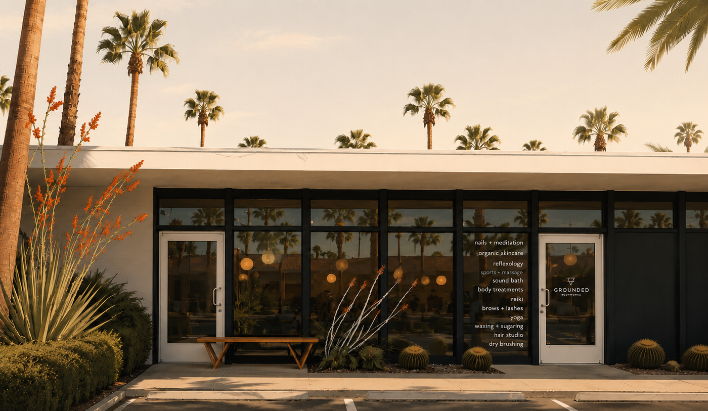 Grounded Bodyworks Palm Springs storefront