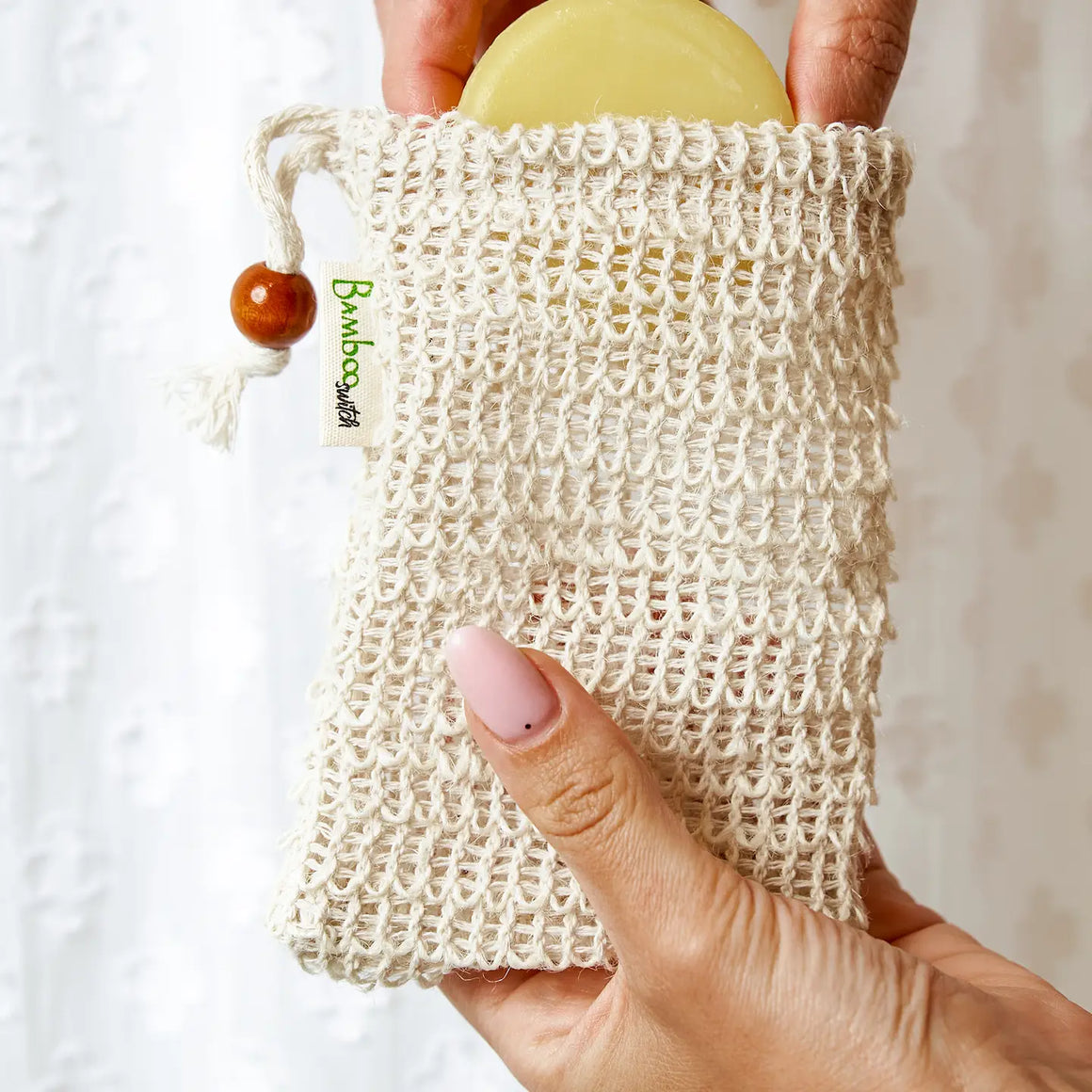 Compostable Sisal Soap Saver Bag