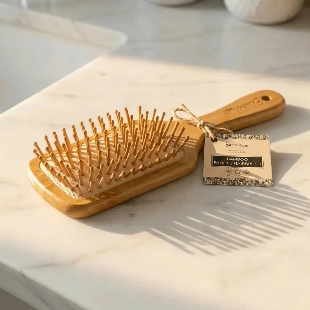 Bamboo Paddle Hairbrush