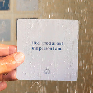 Shower Affirmation Cards