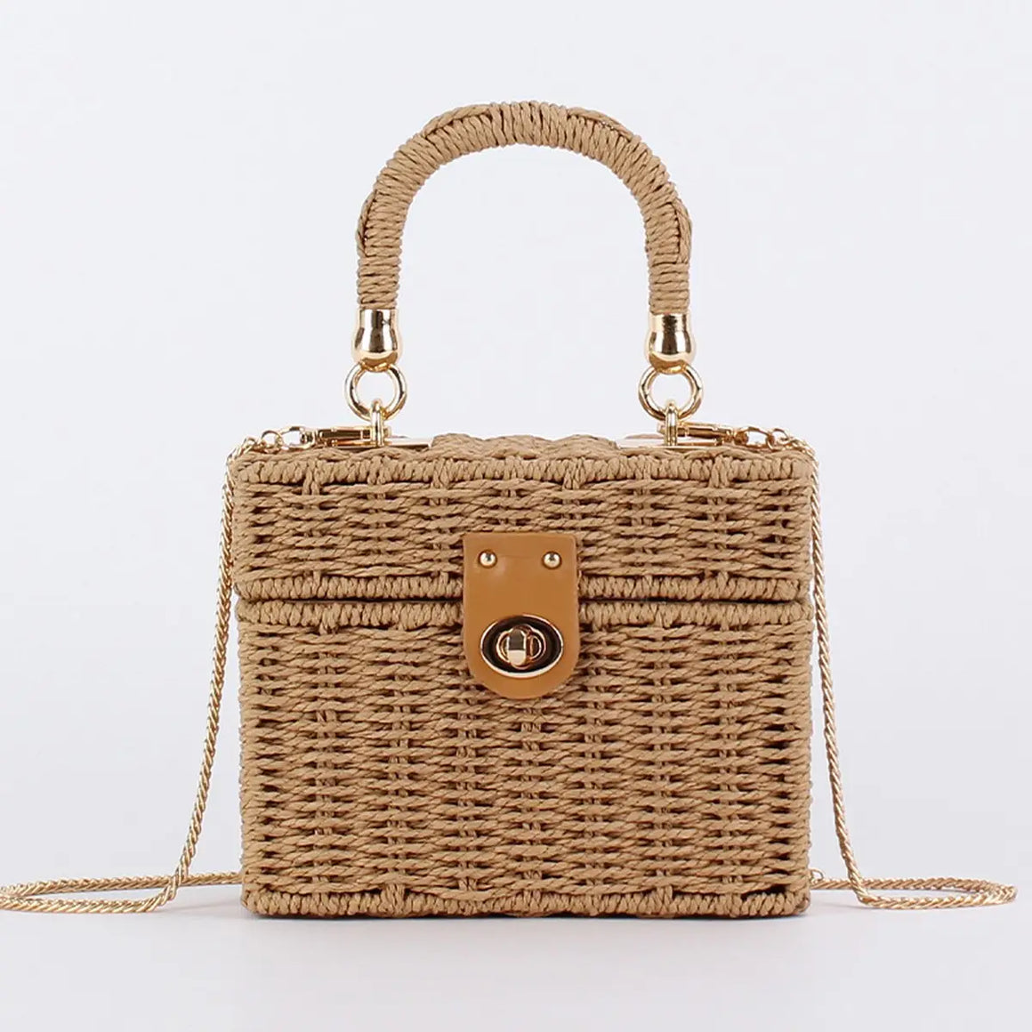 Rattan Purse